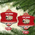 Sheep Merry Christmas Ceramic Ornament Xmas Holiday Patterns - Wonder Print Shop