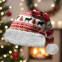 Sheep Merry Christmas Santa Hat Xmas Holiday Patterns - Wonder Print Shop