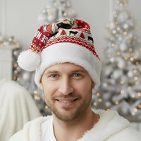 Sheep Merry Christmas Santa Hat Xmas Holiday Patterns - Wonder Print Shop