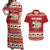 Sheep Merry Christmas Couples Matching Off Shoulder Maxi Dress and Hawaiian Shirt Xmas Holiday Patterns - Wonder Print Shop