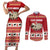 Sheep Merry Christmas Couples Matching Short Sleeve Bodycon Dress and Long Sleeve Button Shirt Xmas Holiday Patterns - Wonder Print Shop