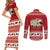 Sheep Merry Christmas Couples Matching Short Sleeve Bodycon Dress and Long Sleeve Button Shirt Xmas Holiday Patterns - Wonder Print Shop
