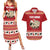 Sheep Merry Christmas Couples Matching Summer Maxi Dress and Hawaiian Shirt Xmas Holiday Patterns - Wonder Print Shop