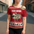 Sheep Merry Christmas Cross Shoulder Shirt Xmas Holiday Patterns - Wonder Print Shop