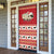 Sheep Merry Christmas Door Cover Xmas Holiday Patterns - Wonder Print Shop