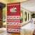 Sheep Merry Christmas Door Cover Xmas Holiday Patterns - Wonder Print Shop