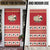 Sheep Merry Christmas Door Cover Xmas Holiday Patterns - Wonder Print Shop