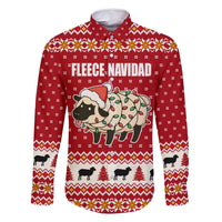 Sheep Merry Christmas Family Matching Long Sleeve Bodycon Dress and Hawaiian Shirt Xmas Holiday Patterns - Wonder Print Shop