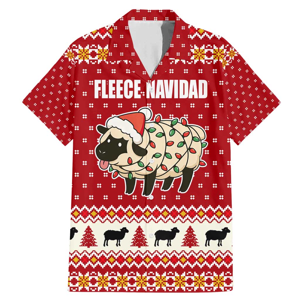 Sheep Merry Christmas Family Matching Mermaid Dress and Hawaiian Shirt Xmas Holiday Patterns - Wonder Print Shop