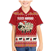 Sheep Merry Christmas Family Matching Mermaid Dress and Hawaiian Shirt Xmas Holiday Patterns - Wonder Print Shop