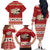 Sheep Merry Christmas Family Matching Off The Shoulder Long Sleeve Dress and Hawaiian Shirt Xmas Holiday Patterns - Wonder Print Shop