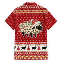 Sheep Merry Christmas Family Matching Off The Shoulder Long Sleeve Dress and Hawaiian Shirt Xmas Holiday Patterns - Wonder Print Shop