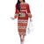 Sheep Merry Christmas Family Matching Off The Shoulder Long Sleeve Dress and Hawaiian Shirt Xmas Holiday Patterns - Wonder Print Shop