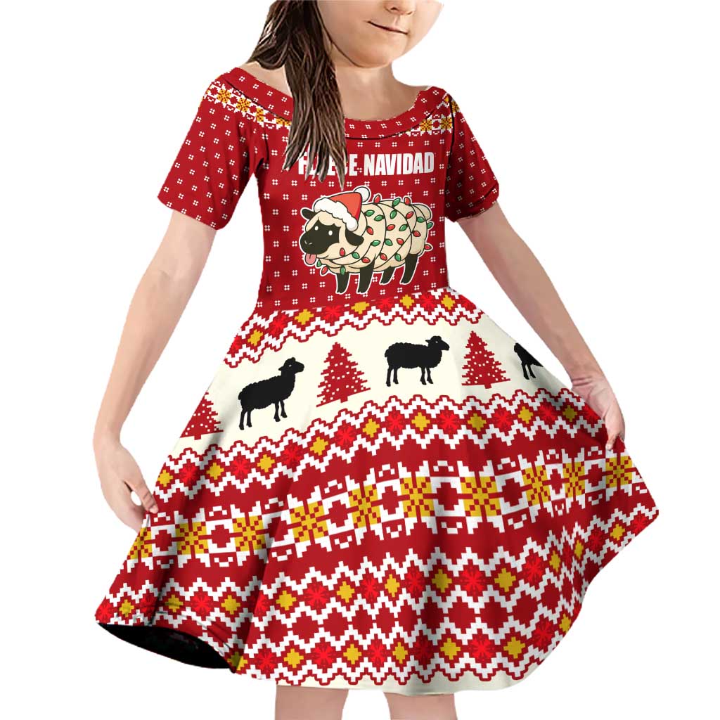 Sheep Merry Christmas Family Matching Off Shoulder Short Dress and Hawaiian Shirt Xmas Holiday Patterns - Wonder Print Shop