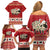 Sheep Merry Christmas Family Matching Off Shoulder Short Dress and Hawaiian Shirt Xmas Holiday Patterns - Wonder Print Shop
