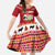 Sheep Merry Christmas Family Matching Short Sleeve Bodycon Dress and Hawaiian Shirt Xmas Holiday Patterns - Wonder Print Shop