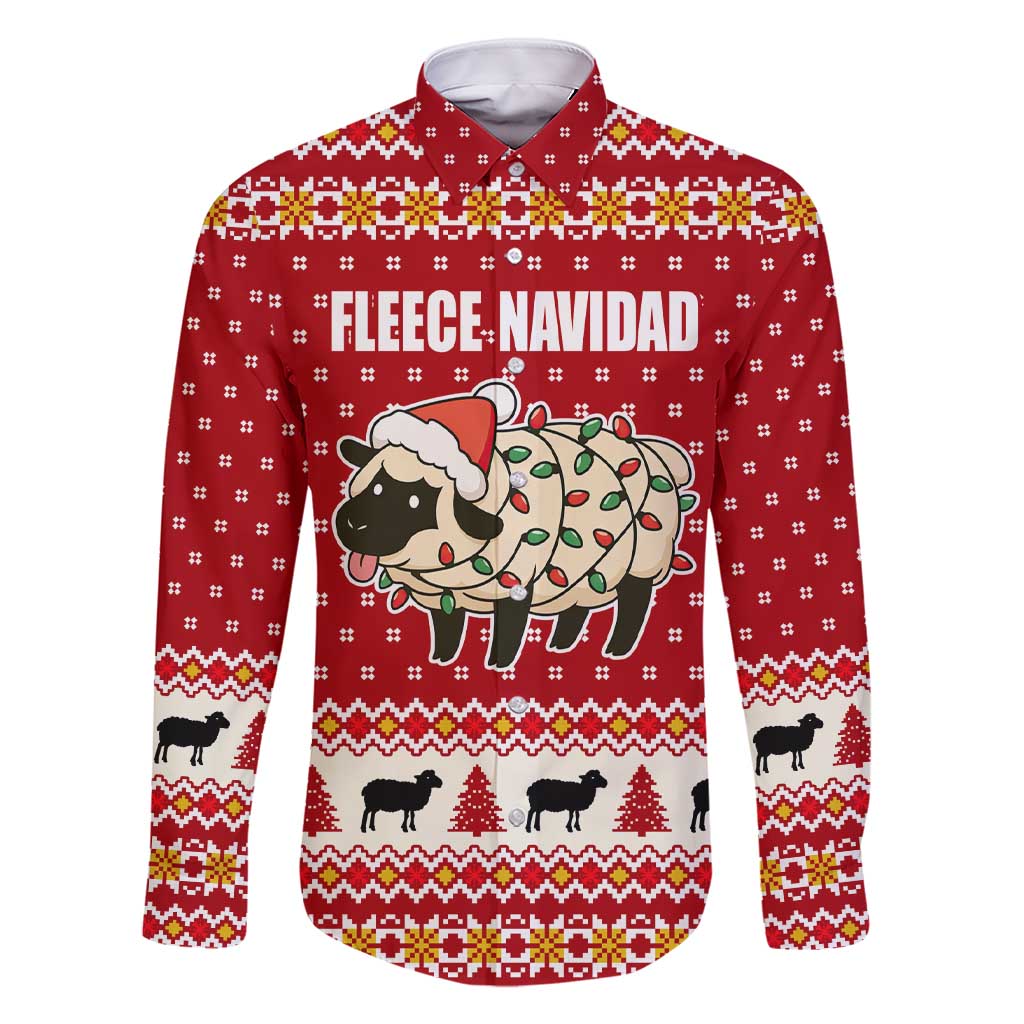 Sheep Merry Christmas Family Matching Short Sleeve Bodycon Dress and Hawaiian Shirt Xmas Holiday Patterns - Wonder Print Shop