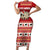 Sheep Merry Christmas Family Matching Short Sleeve Bodycon Dress and Hawaiian Shirt Xmas Holiday Patterns - Wonder Print Shop