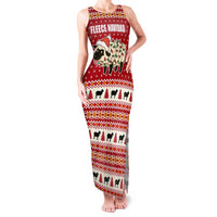 Sheep Merry Christmas Family Matching Tank Maxi Dress and Hawaiian Shirt Xmas Holiday Patterns - Wonder Print Shop