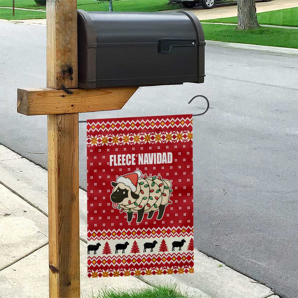 Sheep Merry Christmas Garden Flag Xmas Holiday Patterns - Wonder Print Shop