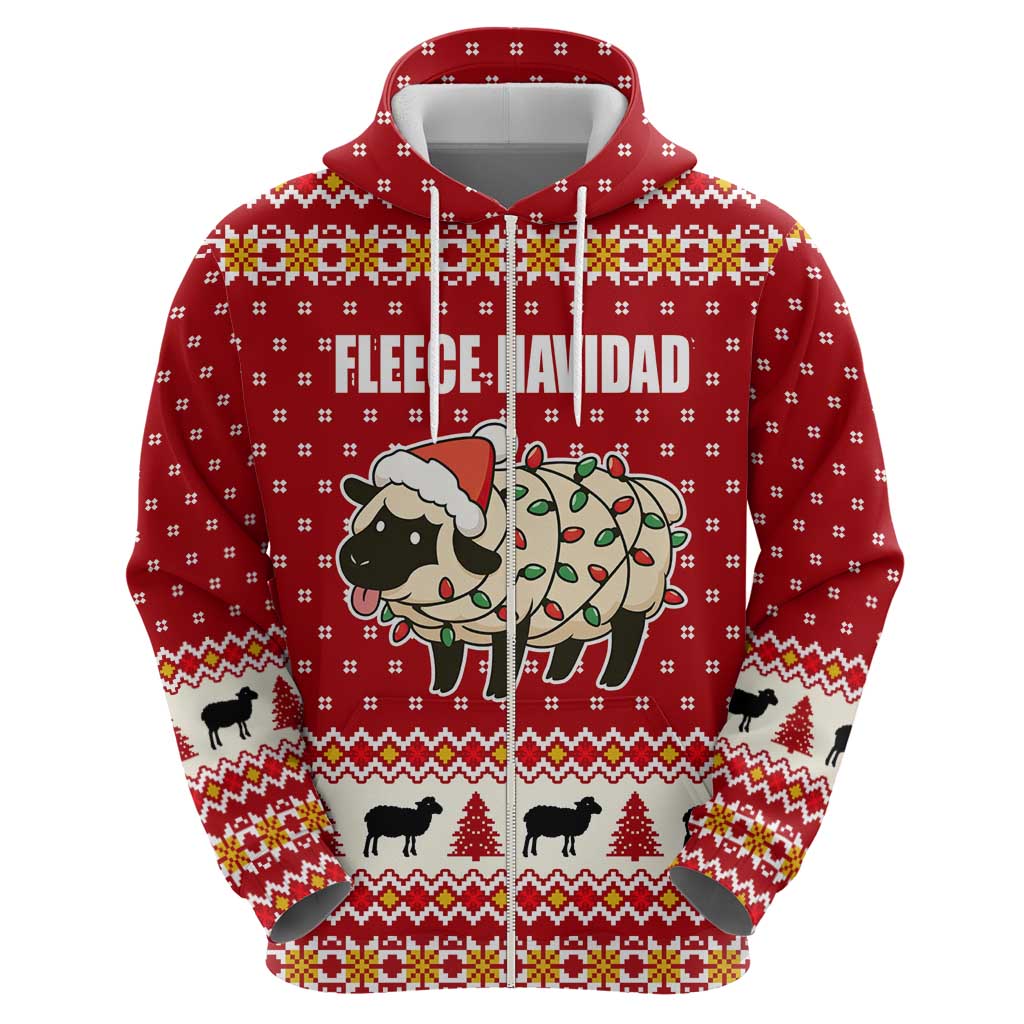 Sheep Merry Christmas Hoodie Xmas Holiday Patterns - Wonder Print Shop