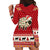 Sheep Merry Christmas Hoodie Dress Xmas Holiday Patterns - Wonder Print Shop