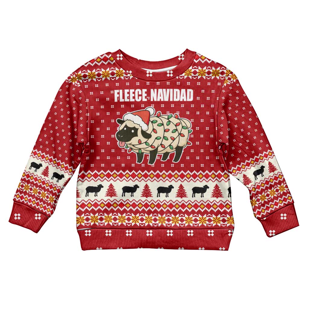 Sheep Merry Christmas Kid Ugly Christmas Sweater Xmas Holiday Patterns - Wonder Print Shop