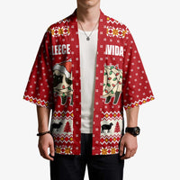 Sheep Merry Christmas Kimono Xmas Holiday Patterns - Wonder Print Shop