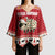 Sheep Merry Christmas Kimono Sleeve Blouse Xmas Holiday Patterns - Wonder Print Shop