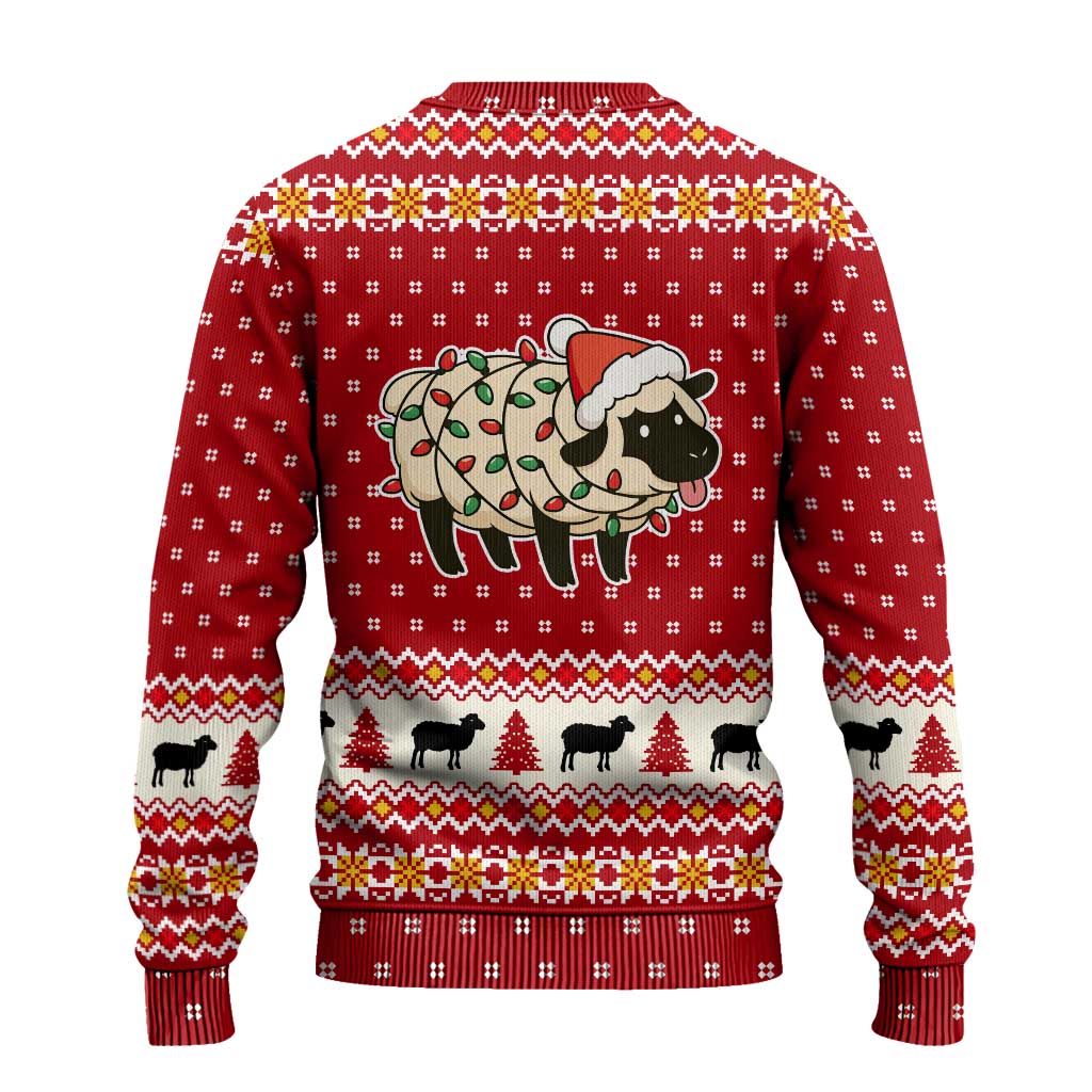 Sheep Merry Christmas Ugly Christmas Sweater Xmas Holiday Patterns - Wonder Print Shop
