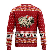 Sheep Merry Christmas Ugly Christmas Sweater Xmas Holiday Patterns - Wonder Print Shop