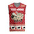 Sheep Merry Christmas Knitted V-Neck Vest Xmas Holiday Patterns - Wonder Print Shop