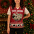 Sheep Merry Christmas Knitted V-Neck Vest Xmas Holiday Patterns - Wonder Print Shop