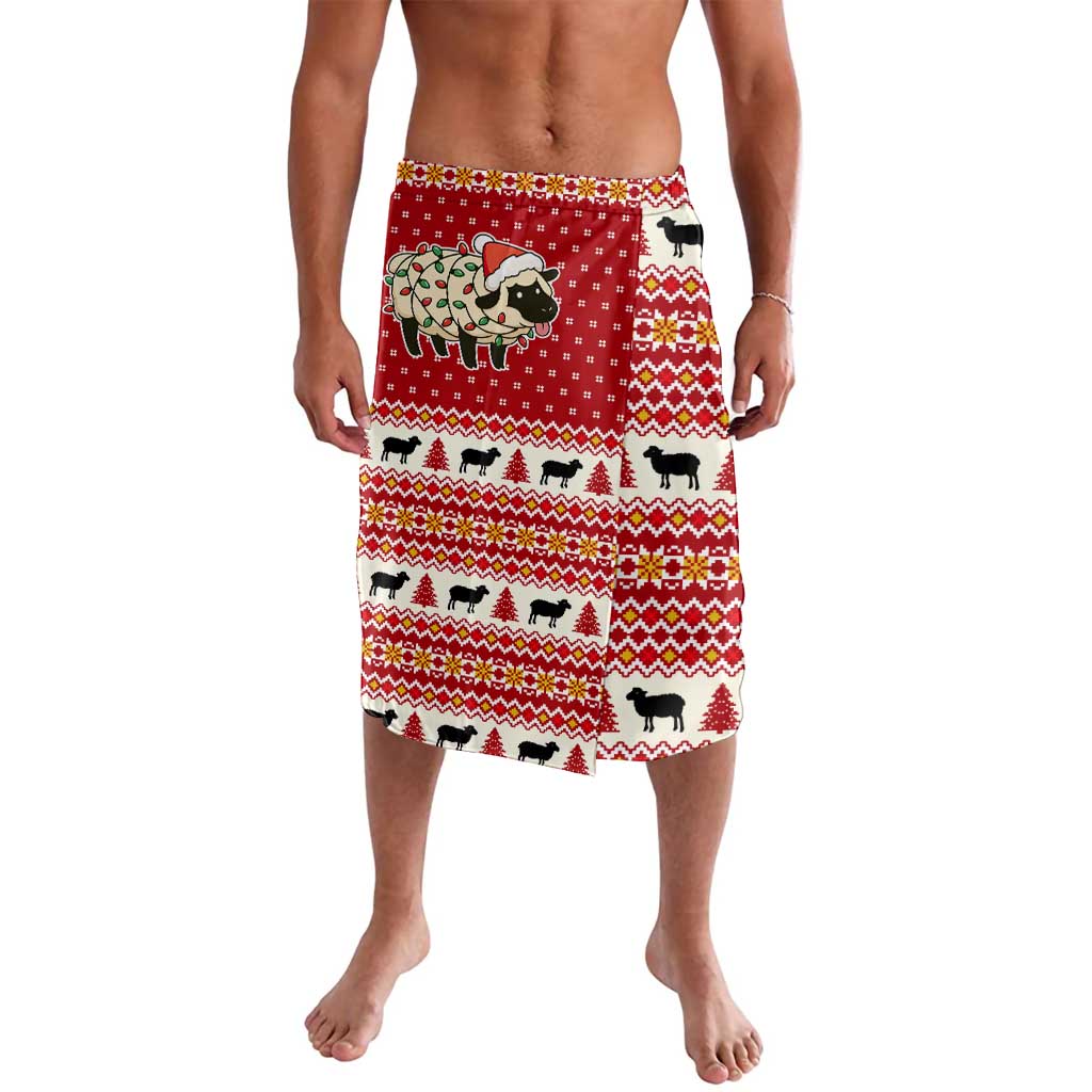 Sheep Merry Christmas Lavalava Xmas Holiday Patterns - Wonder Print Shop