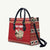 Sheep Merry Christmas Leather Bag Xmas Holiday Patterns - Wonder Print Shop