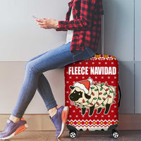 Sheep Merry Christmas Luggage Cover Xmas Holiday Patterns - Wonder Print Shop