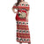 Sheep Merry Christmas Off Shoulder Maxi Dress Xmas Holiday Patterns - Wonder Print Shop