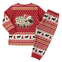 Sheep Merry Christmas Pajama Set Xmas Holiday Patterns - Wonder Print Shop