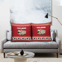 Sheep Merry Christmas Pillow Cover Xmas Holiday Patterns - Wonder Print Shop