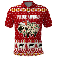 Sheep Merry Christmas Polo Shirt Xmas Holiday Patterns - Wonder Print Shop