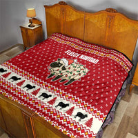 Sheep Merry Christmas Quilt Xmas Holiday Patterns - Wonder Print Shop