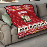 Sheep Merry Christmas Quilt Xmas Holiday Patterns - Wonder Print Shop