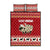 Sheep Merry Christmas Quilt Bed Set Xmas Holiday Patterns - Wonder Print Shop