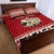 Sheep Merry Christmas Quilt Bed Set Xmas Holiday Patterns - Wonder Print Shop