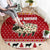 Sheep Merry Christmas Round Carpet Xmas Holiday Patterns - Wonder Print Shop