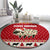Sheep Merry Christmas Round Carpet Xmas Holiday Patterns - Wonder Print Shop