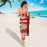 Sheep Merry Christmas Sarong Xmas Holiday Patterns - Wonder Print Shop