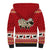 Sheep Merry Christmas Sherpa Hoodie Xmas Holiday Patterns - Wonder Print Shop