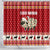 Sheep Merry Christmas Shower Curtain Xmas Holiday Patterns - Wonder Print Shop