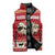 Sheep Merry Christmas Sleeveless Puffer Jacket Xmas Holiday Patterns - Wonder Print Shop